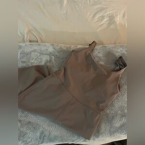 Brown Sleeveless Romper